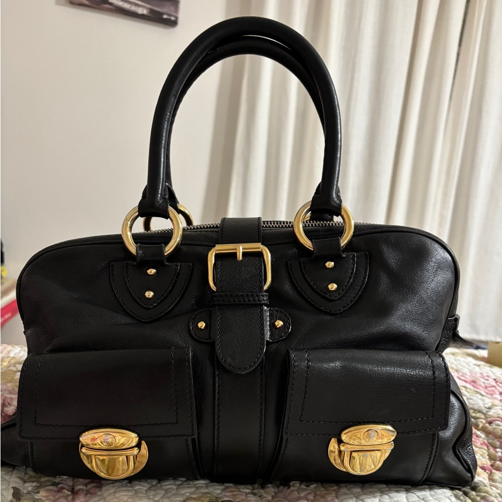 Marc Jacobs Black and Gold Bag